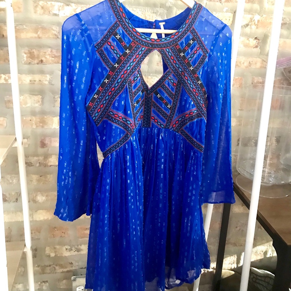 Free People Dress with Embroidery